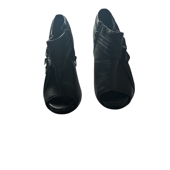 Rue21 Black Peep Toe Ankle Booties - Picture 1 of 4
